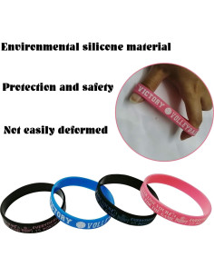 Pulseras Motivacionales de Voleibol Oringaga - 36 Piezas 2