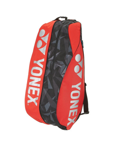 Bolsa Pro YONEX 92226 Roja para Raquetas de Tenis y Bádminton