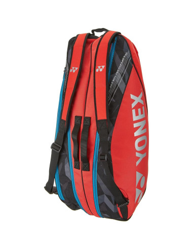 Bolsa Pro YONEX 92226 Roja para Raquetas de Tenis y Bádminton