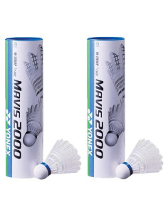 Volantes de Nylon YONEX Mavis 2000 para Bádminton - 2 Tubos