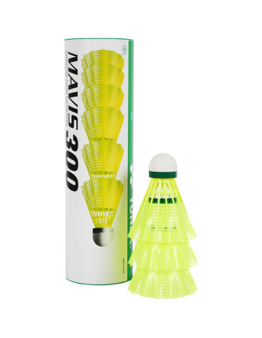 Volante de Nylon Yonex Mavis 300 Tapa Verde Amarillo