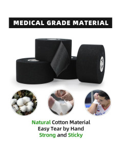 Cinta Atlética CINTA OK 4 Rollos 13.72m Blanca Fuerte 2