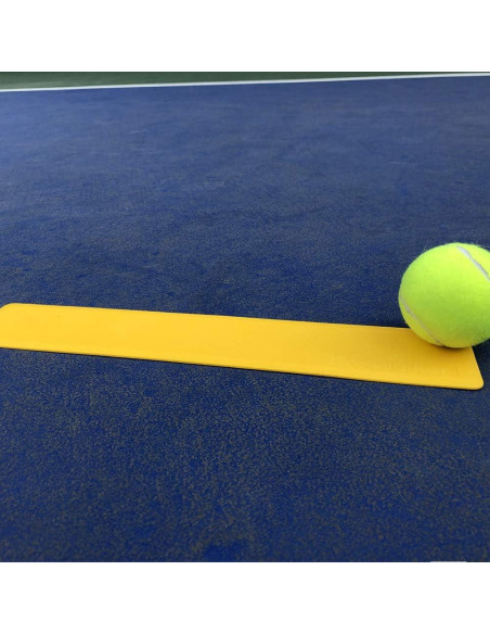 Conjunto de 10 Marcadores de Línea Amarillos Eco Walker 37 cm