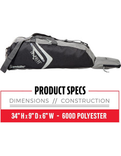 Bolsa Deportiva Franklin Sports JR3 Pulse - Béisbol y Softbol 2