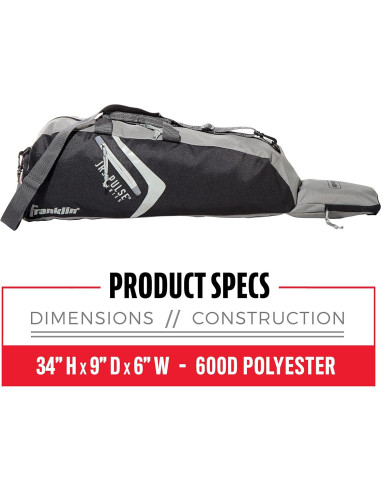 Bolsa Deportiva Franklin Sports JR3 Pulse - Béisbol y Softbol