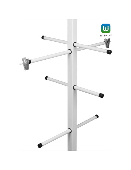 Soporte para Secar Equipos de Hockey Wishify - Estante Metal 140x56cm