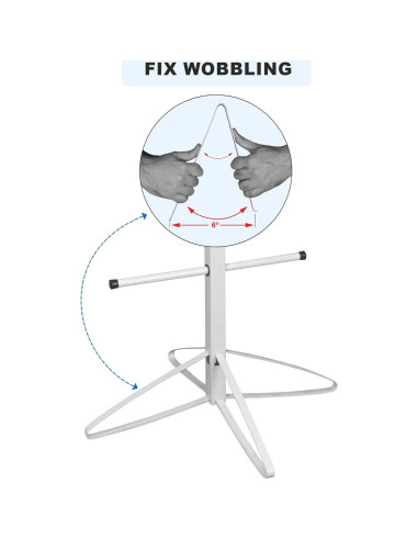 Soporte para Secar Equipos de Hockey Wishify - Estante Metal 140x56cm