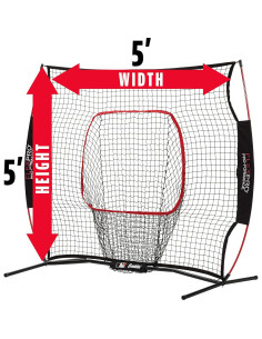 Red de Béisbol Franklin Sports Flexpro 5' x 5' (1.52 m) Portátil 2