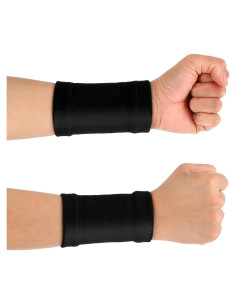 Manga de Compresión para Muñeca COMNICO - 2 Pares Negro