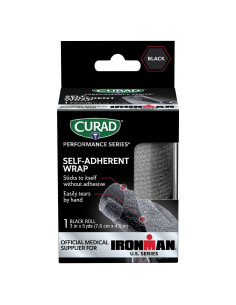 CURAD Venda Atlética Autoadhesiva 7.62 cm x 4.57 m - Soporte IRONMAN