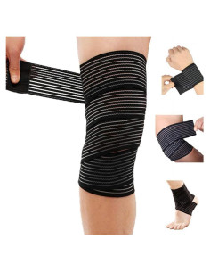 Soporte de Compresión para Rodilla CWB&ADB 70.8 cm Negro