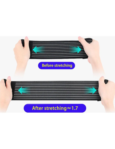 Soporte de Compresión para Rodilla CWB&ADB 70.8 cm Negro