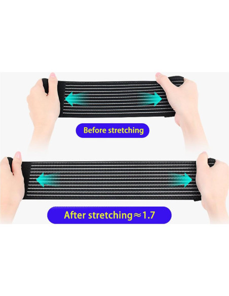 Soporte de Compresión para Rodilla CWB&ADB 70.8 cm Negro