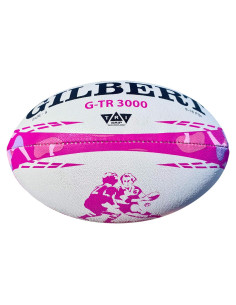 Balón de Entrenamiento Rugby Gilbert G-TR3000 Camuflaje Rosa