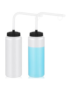 Botellas de Agua Deportivas Domensi 1L con Pajilla - 2 Piezas