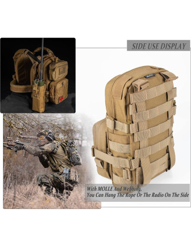 Pack de Hidratación Táctico CLTAC 3L Nylon 500D