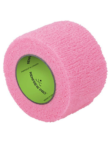Cinta de agarre autoadhesiva Renfrew para hockey 3.81 cm x 5.49 m Rosa