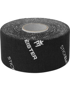 Cinta Atlética Meister StickElite Porosa 15yd x 3.81cm Negra 2