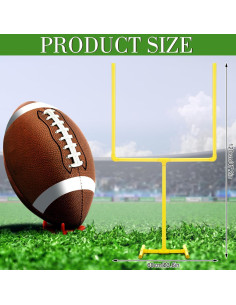 Centro de Mesa de Fútbol VioraWhite 120x60 cm Amarillo - 2 Pcs 2