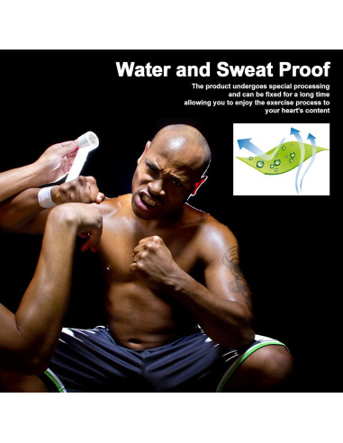 Cinta Atlética CINTA OK Negra 3.81cm x 13.72m - 4 Rollos