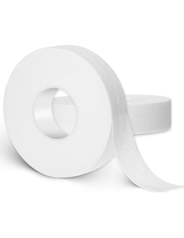 Cinta Atlética para Dedos Alrhso 2 Rollos Algodón 10m Blanco