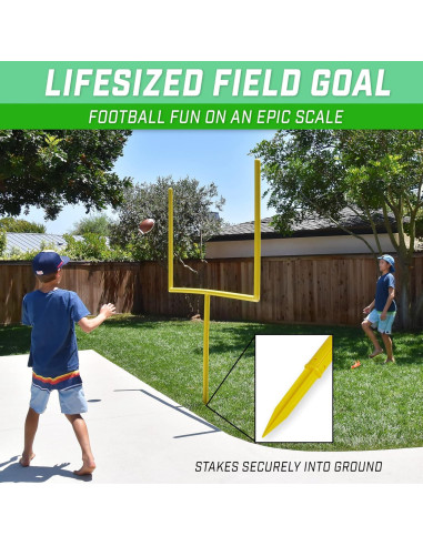 Poste de Gol de Fútbol GoSports 2.29m x 1.83m con Balones