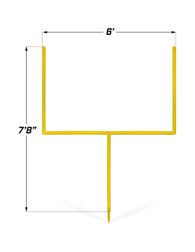 Poste de Gol de Fútbol GoSports 2.29m x 1.83m con Balones