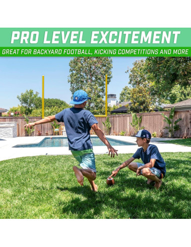 Poste de Gol de Fútbol GoSports 2.29m x 1.83m con Balones