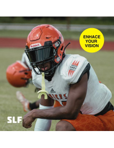 Visera de Casco de Fútbol SLEEFS SL-BLK-VS - Antiempañante 2