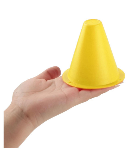 Conos de Entrenamiento de Fútbol Yuecoom - 10 Piezas, Color Amarillo