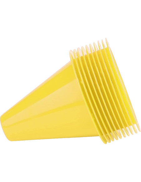Conos de Entrenamiento de Fútbol Yuecoom - 10 Piezas, Color Amarillo