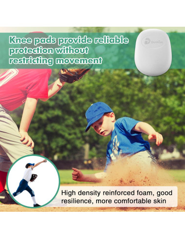 Rodilleras de Fútbol HooLing para Jóvenes - 4 Pcs Ultra Livianas