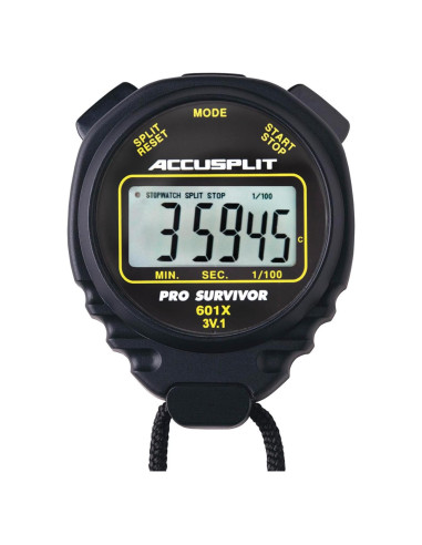 Cronómetro ACCUSPLIT Pro Survivor A601X Pantalla XL
