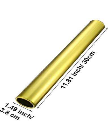 Testigos de Relevo de Aluminio Zhehao 3 Piezas 30 cm