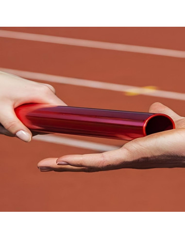 Testigos de Relevo de Aluminio Zhehao 3 Piezas 30 cm