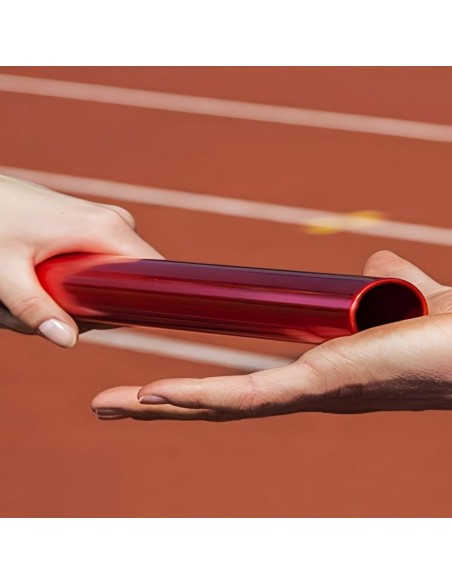 Testigos de Relevo de Aluminio Zhehao 3 Piezas 30 cm