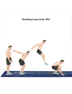 Alfombra de Salto Largo Newzela 3.66m x 0.80m Antideslizante 2