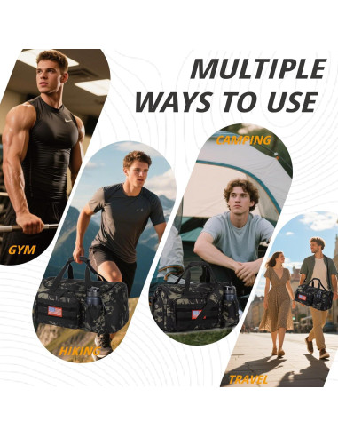 Bolsa de Gimnasio Táctica ATRIPACK 40L con Compartimentos