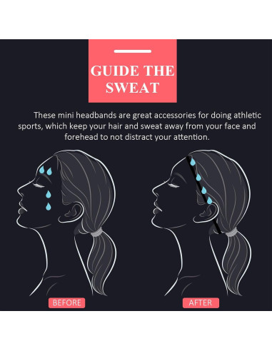 4 Bandas Elásticas Antideslizantes Bememo para Deporte - Negro