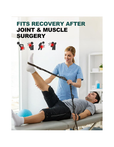 Correa de Estiramiento Trideer 190.5 cm Yoga y Pilates