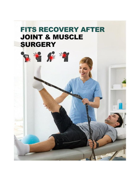 Correa de Estiramiento Trideer 190.5 cm Yoga y Pilates