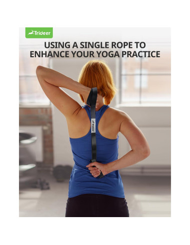 Correa de Estiramiento Trideer 190.5 cm Yoga y Pilates