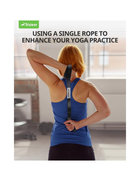 Correa de Estiramiento Trideer 190.5 cm Yoga y Pilates