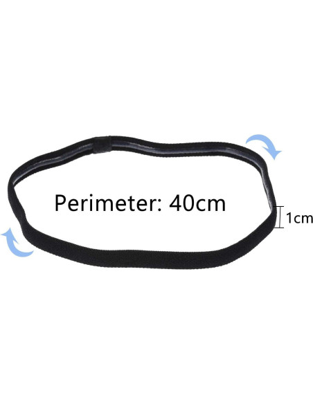 Banda de Cabeza Deportiva Elástica Antideslizante Sumind - 4 Piezas