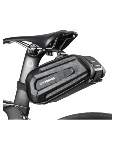 Bolsa de Sillín ROCKBROS 1.7L Dura Reflectante para Bicicleta