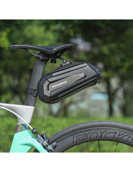 Bolsa de Sillín ROCKBROS 1.7L Dura Reflectante para Bicicleta