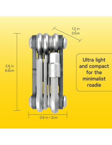 Multi-Herramienta Topeak Mini 9 - 9 Funciones, 92 g