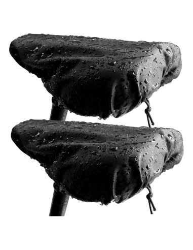 Cubiertas de Asiento de Bicicleta JIAJUNFS Impermeables 2 Piezas