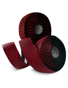 Cinta de Manillar MARQUE Hex Rojo 210cm Silicona y EVA