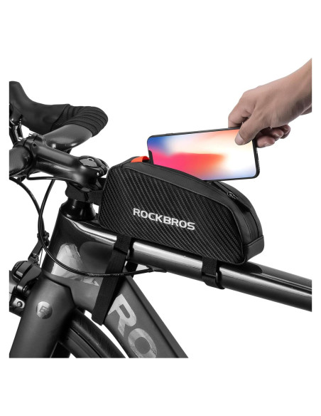 Bolsa de Tubo Superior ROCKBROS para Bicicleta 1L Impermeable